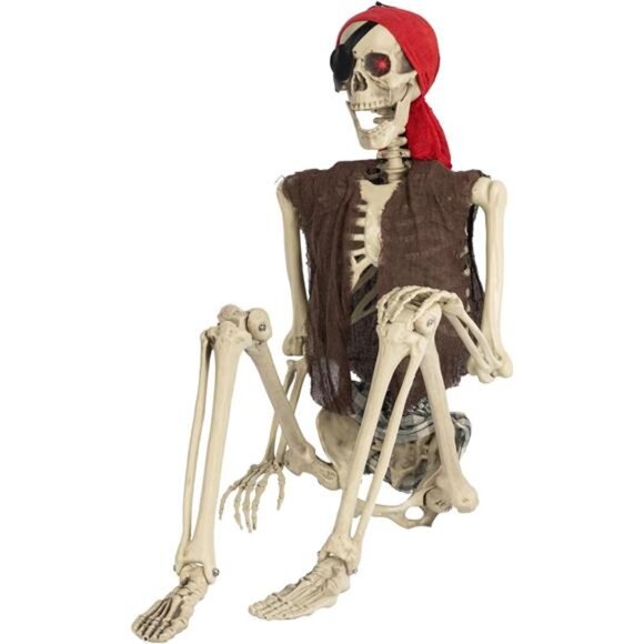 5 FT Halloween Skeletons Decoration, Life Size Full Body...